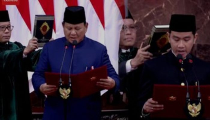 Prabowo Gibran Resmi Dilantik Jadi Presiden dan Wapres 2024-2029