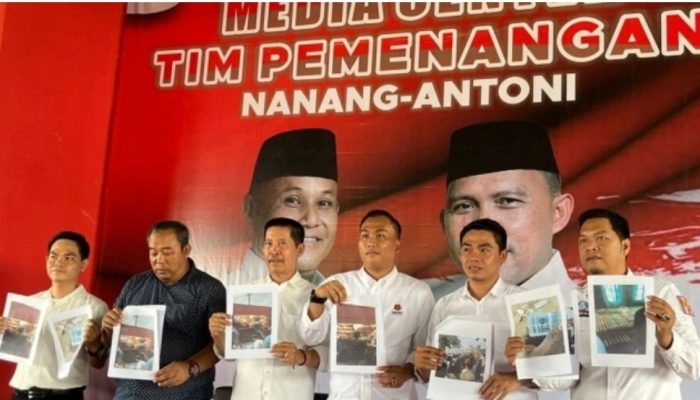 Diduga bagikan minyak goreng ilegal saat kampanye, Paslon cabup lampung selatan, egi-syaiful diaporkan ke bawaslu