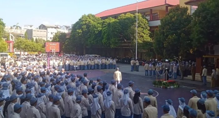Ops Zebra,Satlantas Polresta Bandar Lampung Edukasi Pelajar Keselamatan Berlalu lintas