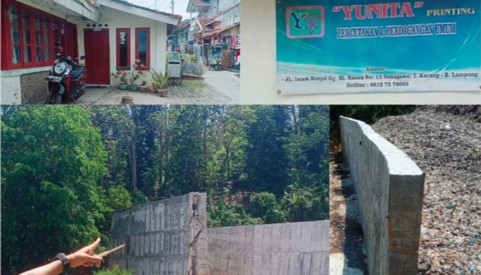 Kontraktor Proyek Dinding TPA Bakung Diduga Pakai Alamat Palsu, LKPP Tegaskan Bisa Dipidana