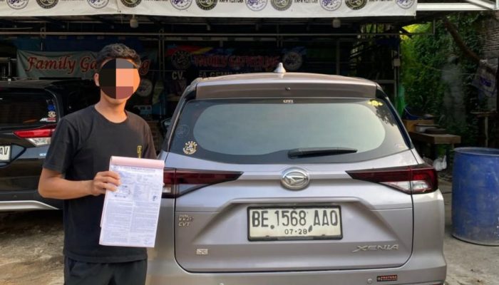 Diduga Gelapkan Mobil Rental, Oknum Brimob di Lampung Utara Dilaporkan ke Polresta Bandar Lampung