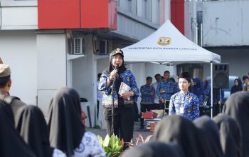 Wali Kota Eva Dwiana Pimpin Upacara Hari Kesaktian Pancasila di Pemkot Bandar Lampung