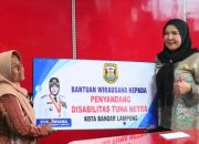 Pemkot Bandar Lampung Salurkan Bantuan Wirausaha untuk 25 Disabilitas Tunanetra