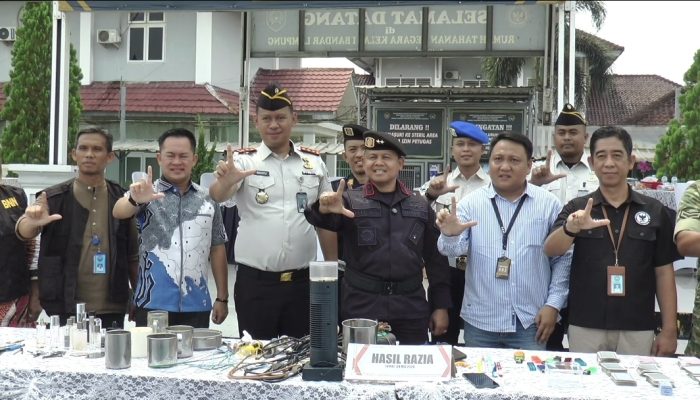 Bersih Bersih HALINAR, Rutan Way Hui Gelar Tes Urine Massal