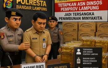 ASN Dinsos Pemprov Lampung Jadi Tersangka! Polisi Bongkar Dugaan Penimbunan dan Penjualan Minyakita di Atas HET